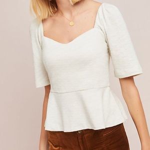 🎉Best in tops winner🎉Anthropologie  Peplum